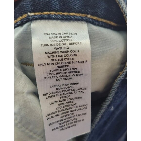 Current Elliott Women's Sz. 28 Denim Raw Hem Jean Shorts - Picture 6 of 6